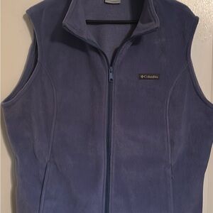 Columbia Soft Blue Fleece Vest